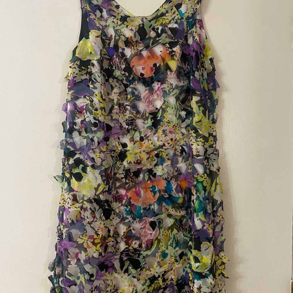 Floral Multicolor Women's Dress
